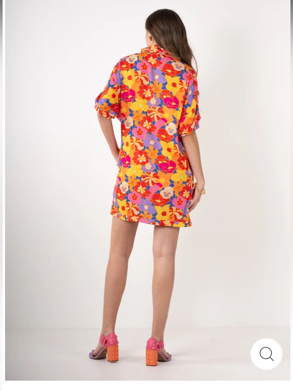 Emily McCarthy NWT Dress, Poppy Floral Fushion, Size Small. - Picture 4 of 6